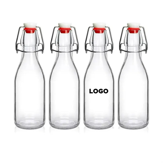 8.5oz Swing Top Glass Bottles