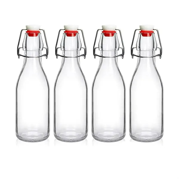 8.5oz Swing Top Glass Bottles