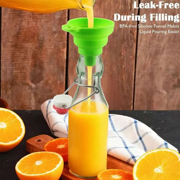 8.5oz Swing Top Glass Bottles