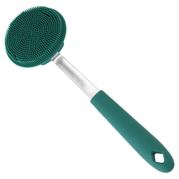 Silicone Pot Scrubber Brush Long Handle Non-Scratch
