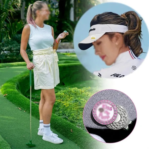 Funny gifts magnetic golf ball marker hat clip