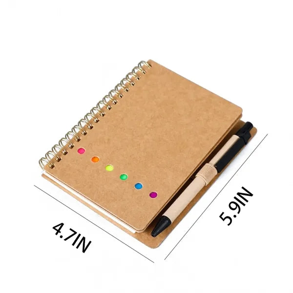 Craft Paper Minimalist Coil Notebook