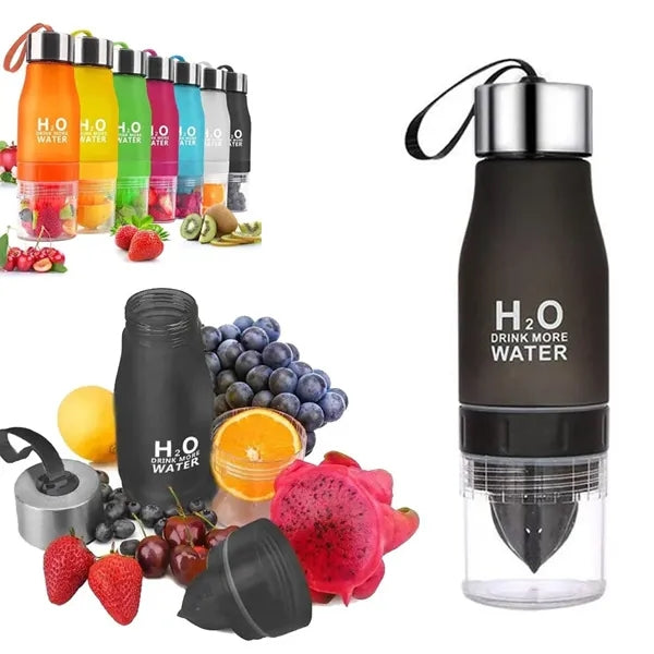 Portable 22 Oz Lemon Fruit Infuser Squeezer Cup Water Bottle
