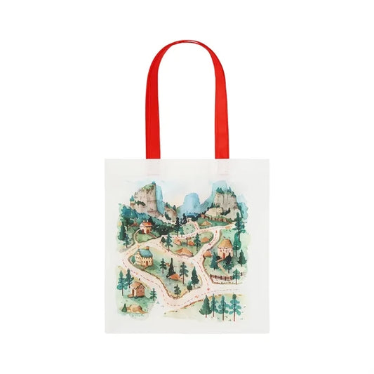 Sublimated Non-Woven Tote Bag (14" X 13-1/4") Double-Sided P