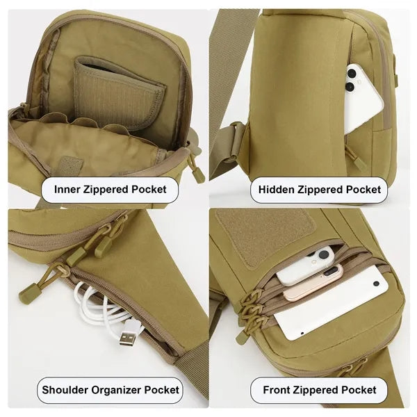Outdoor Tactical Crossbody Sling Pack