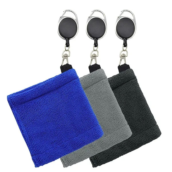 Telescopic Buckle Golf Ball Cleaning Towel