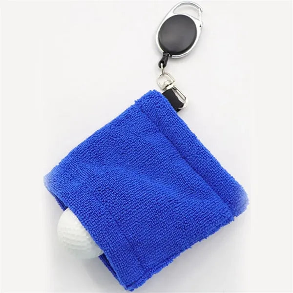 Telescopic Buckle Golf Ball Cleaning Towel