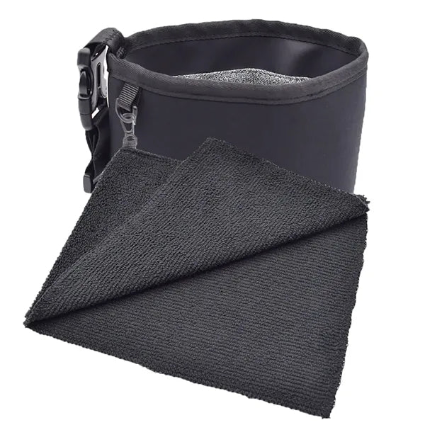 Golf Club and Ball Cleaning Pouch with Towel