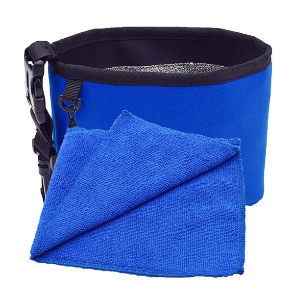 Golf Club and Ball Cleaning Pouch with Towel