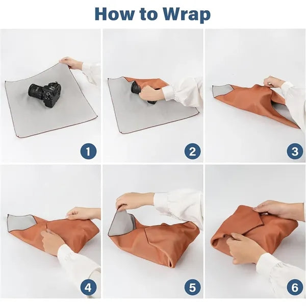 Self-Adhesive Magic Cloth Travel Organizer Pouch