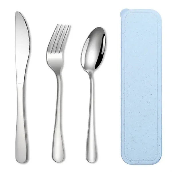 3PCS Portable Utensils Set with Case