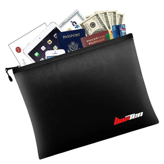 Fireproof Document Zipper Bag