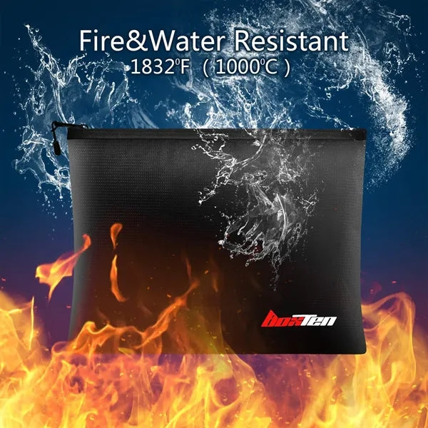 Fireproof Document Zipper Bag
