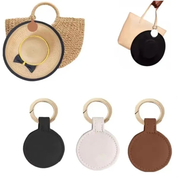 Leather Magnetic Hat Clip with Key Ring