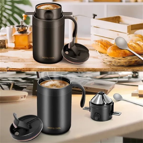 Portable Pour Over Coffee Mug Set with Foldable Filter