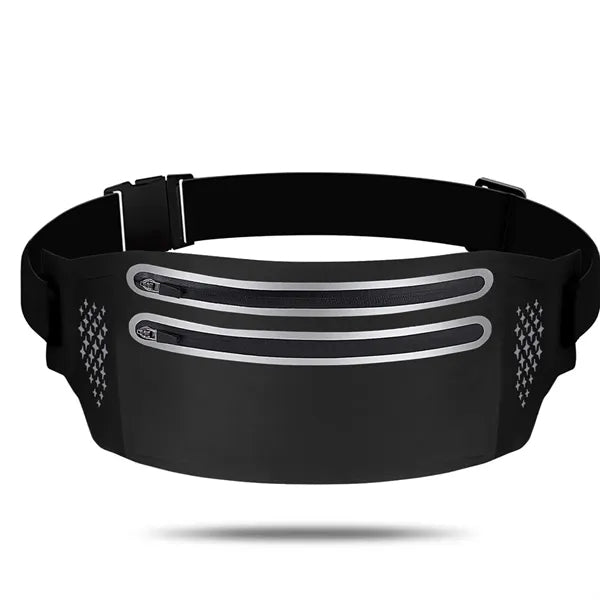 Slim Reflective Running Belt Waist Pack for Fitness Sports