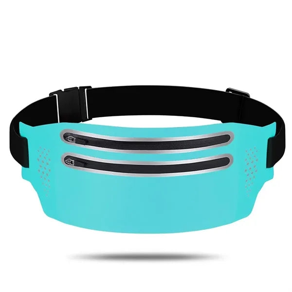 Slim Reflective Running Belt Waist Pack for Fitness Sports