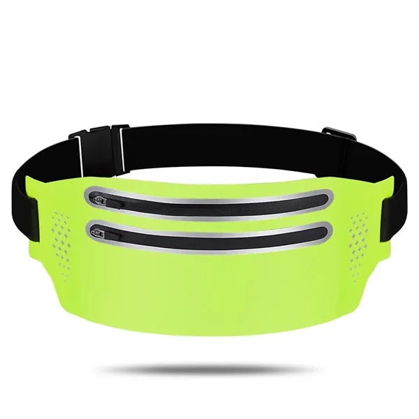 Slim Reflective Running Belt Waist Pack for Fitness Sports