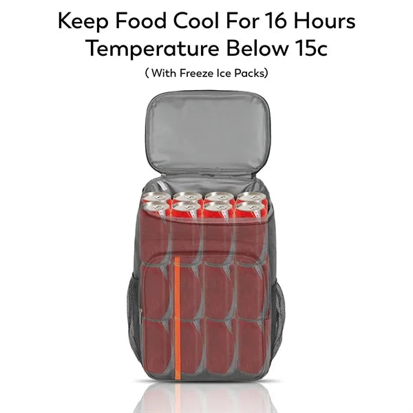 24 Can Insulated Cooler Backpack ( Ocean )