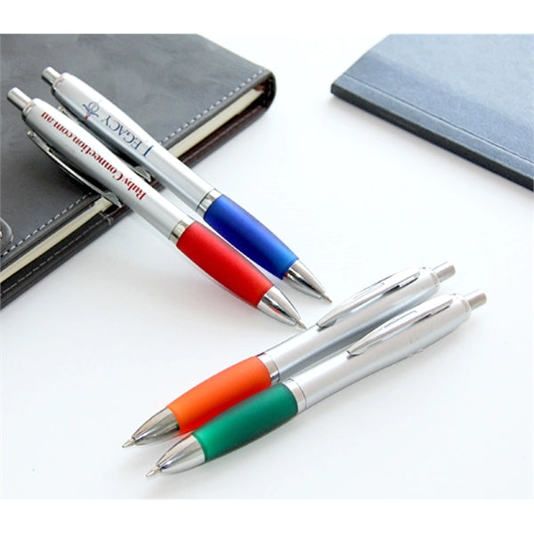 Silicone Grip Ballpoint Pen