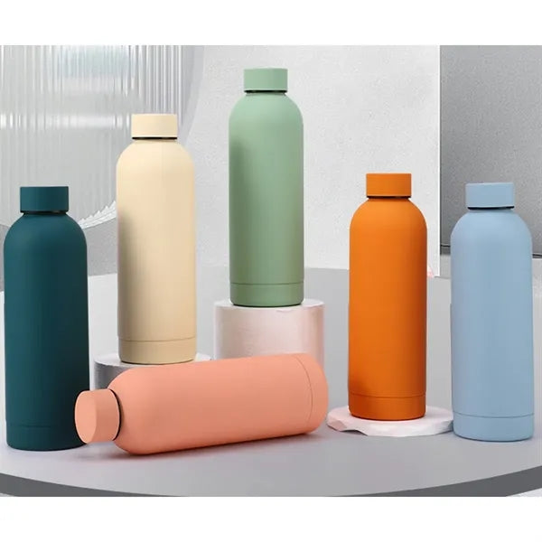 17oz Stainless Steel Double Wall Insulated Water Bottle