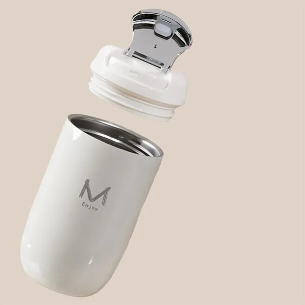 Goose Egg Shaped Insulated Coffee Cup Made Of 316 Stainless