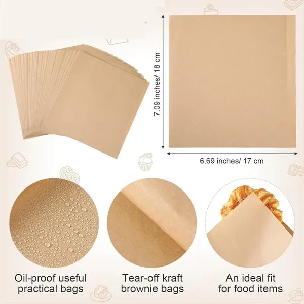 Deli Paper Greaseproof Double Open Sandwich Wrapper Holder