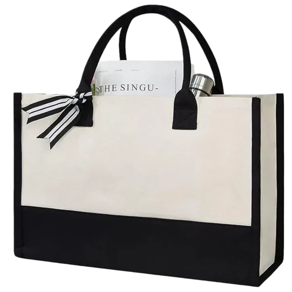 Logo Canvas Tote Bag Free Shipping