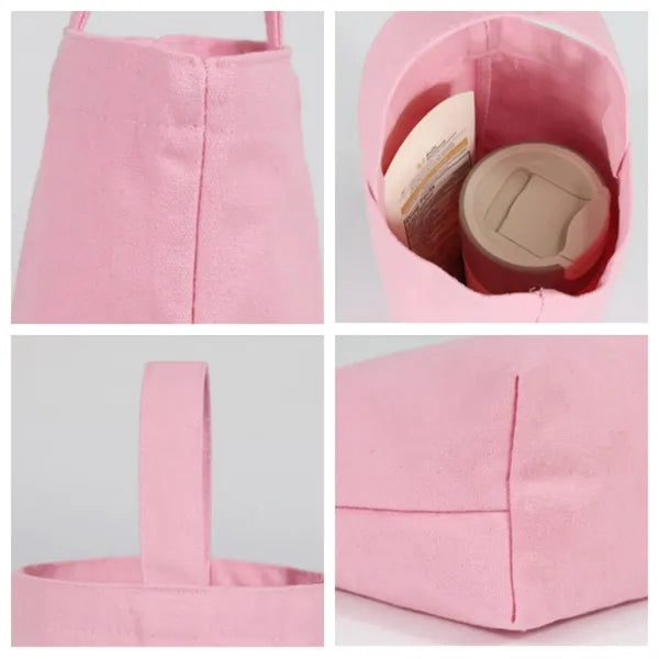 Logo Canvas Tote Bag Shopping Free Shipping