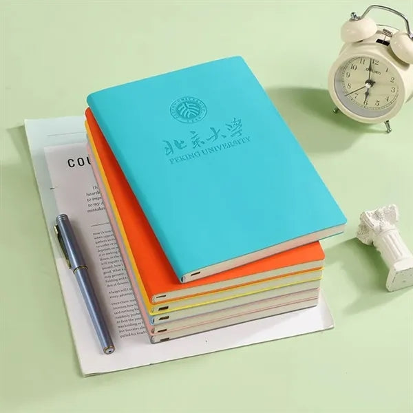 A5 Soft-Touch PU Notebook - 14.5 * 21 cm