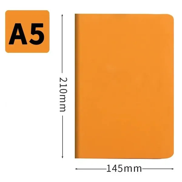 A5 Soft-Touch PU Notebook - 14.5 * 21 cm