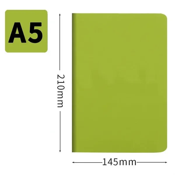A5 Soft-Touch PU Notebook - 14.5 * 21 cm