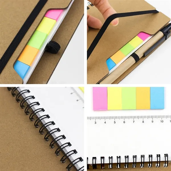 Logo Sticky Notes With Pen Memo Pad Set