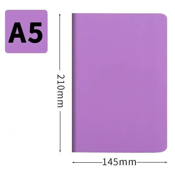 A5 Soft-Touch PU Notebook - 14.5 * 21 cm