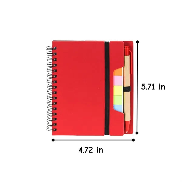 Logo Sticky Notes With Pen Memo Pad Set