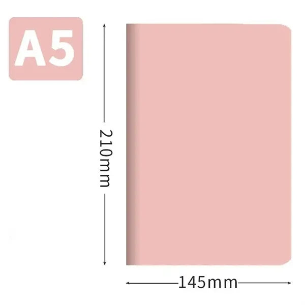 A5 Soft-Touch PU Notebook - 14.5 * 21 cm