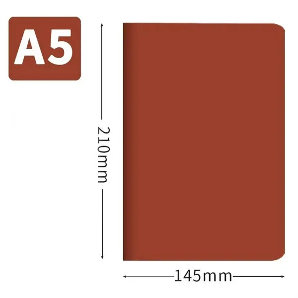 A5 Soft-Touch PU Notebook - 14.5 * 21 cm