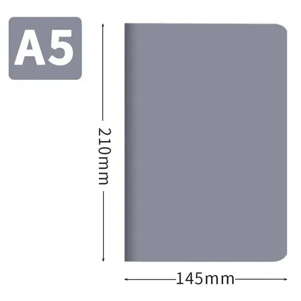 A5 Soft-Touch PU Notebook - 14.5 * 21 cm