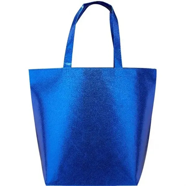 New Castle Non-Woven Metallic Tote Bags