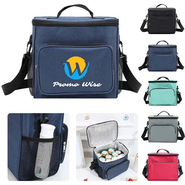 Large Capacity Leakproof Multi-Pocket Insulated Lunch Bag