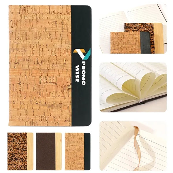 A5 Thick Paper Bookmark Eco Coffee-Ground Bamboo Notebook