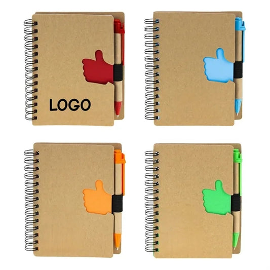 Logo Notepad Set With Pen Office