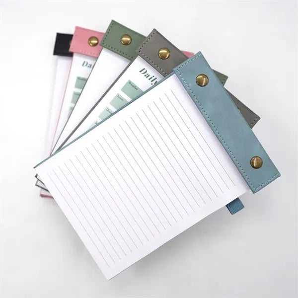 A5 Notepad With Pu Leather Holder