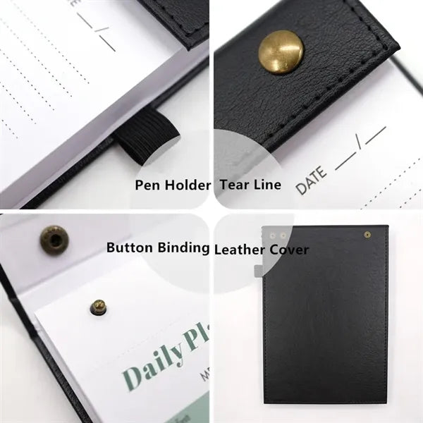A5 Notepad With Pu Leather Holder