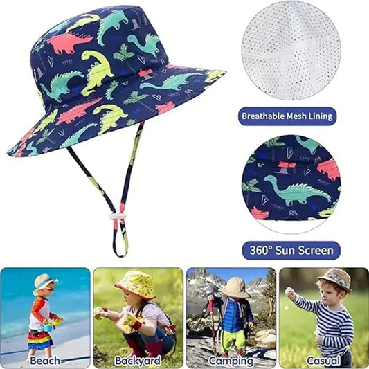 Sublimated summer fishing bucket hats