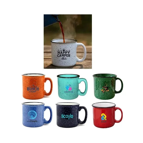 15 oz Campfire Speckled Ceramic Coffee Mug