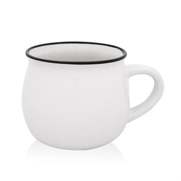 12 Oz. Glossy Pottery Coffee Mugs