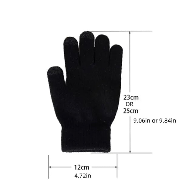 Knitted Touch Screen Gloves Mittens