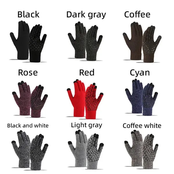 Knitted Touch Screen Gloves Mittens