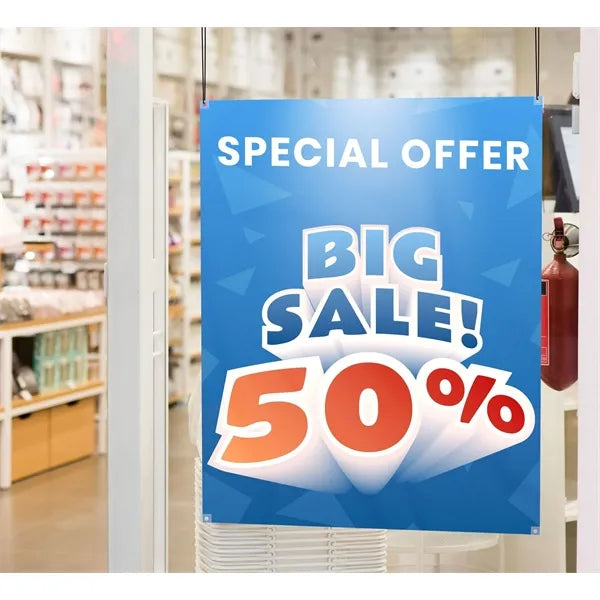 Processed Fabric Banners-Top Pole Pocket (1ftx1ft)